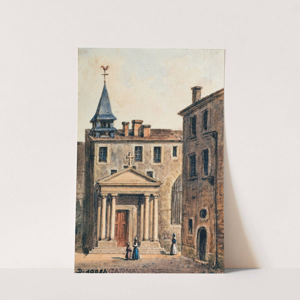 Eglise Saint-Pierre des Arts by Auguste-Sébastien Bénard