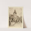 Eglise St Germain de Charonne by Jean-Jules Dufour