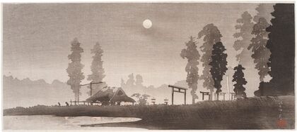 Egoda no tsuki (Full moon at Egoda)