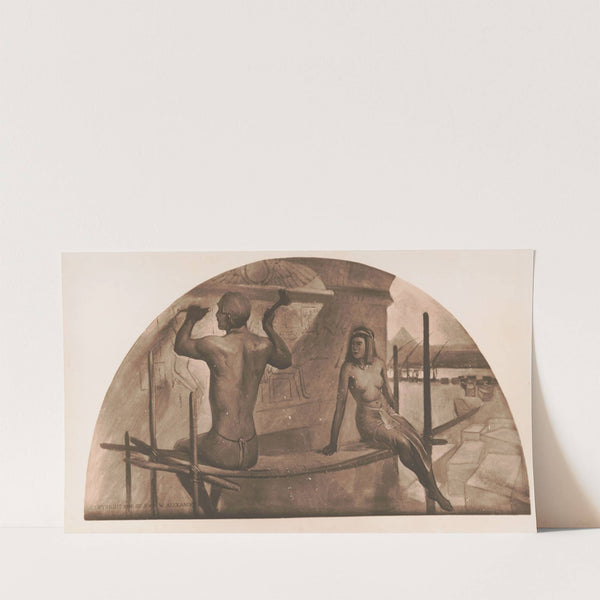 Egpytian hieroglyphics (1896) by John White Alexander