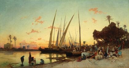 Egypt, on the Banks of the Nile