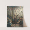 Egyptian dancer in a tent, with musicians and spectators by Willem de Famars Testas