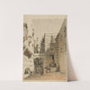 Egyptian Street Scene (1842-47) by Charles François Eustache
