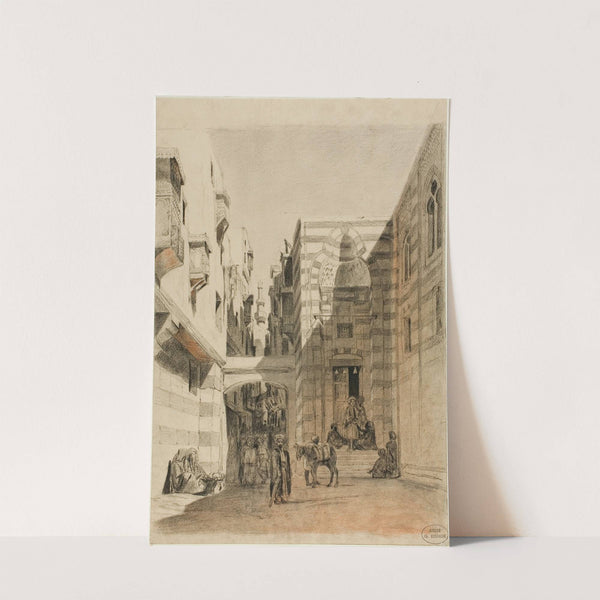 Egyptian Street Scene (1842-47) by Charles François Eustache