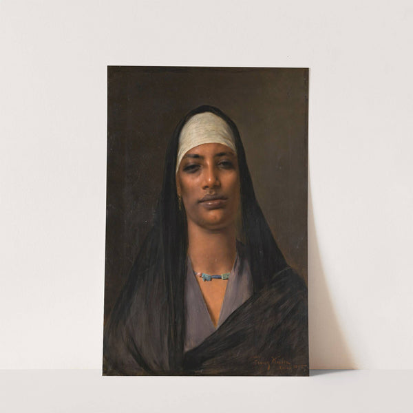 Egyptian woman with a lapis necklace by Franz Xaver Kosler
