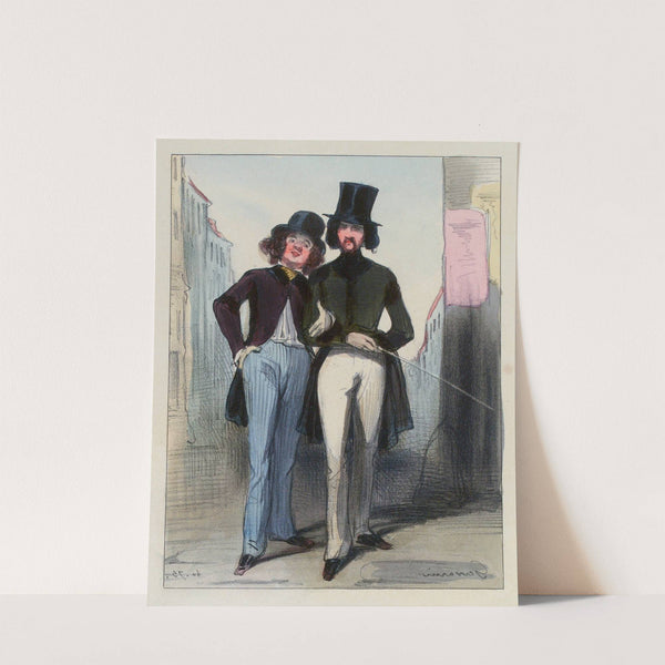 Eh Mon cher ne te plains pas Tu seras médecin, de serai procureur du roi (1839-1841) by Paul Gavarni