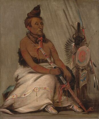 Eh-Toh’k-Pah-She-PÃ©e-Shah, Black Moccasin, Aged Chief