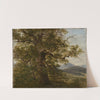 Eichbaum in Landschaft by Georg Wilhelm Issel