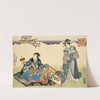 Eight Figural Views (Sugata Hakkei) Pl.6 (1850) by Utagawa Kunisada (Toyokuni III)