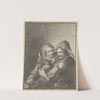 Ein Bauer und eine Bäuerin mit einem Weinkrug by Johann Georg Trautmann