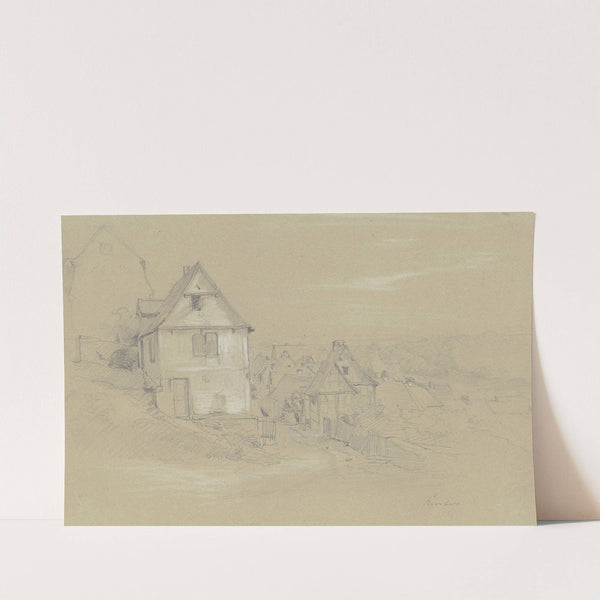 Eingang nach Kronberg von Falkenstein aus by Jakob Fürchtegott Dielmann