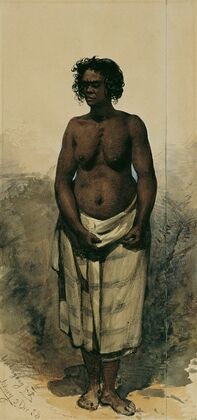 Eingeborenenfrau aus Woolongong (Wollongong), Australien