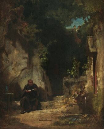 Einsiedler mit Mädchen (1870)