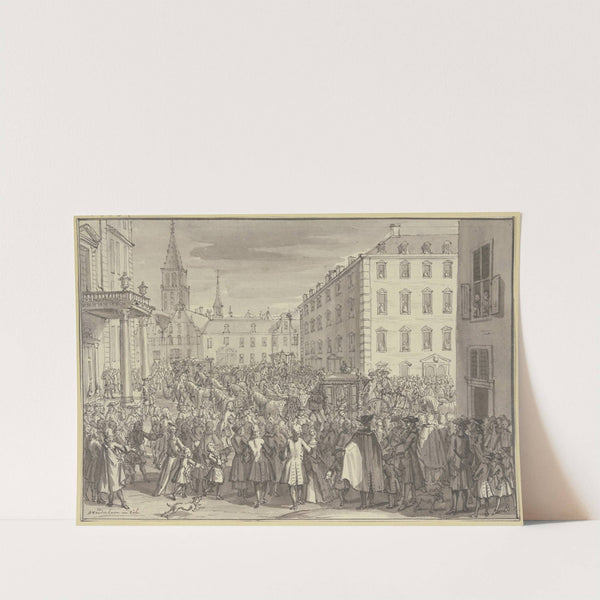 Einzug Kaisers Karl VI. zu Prag und der zwei jungen Erzherzoginnen amn 30. Juli 1723 by Adolf van der Laan