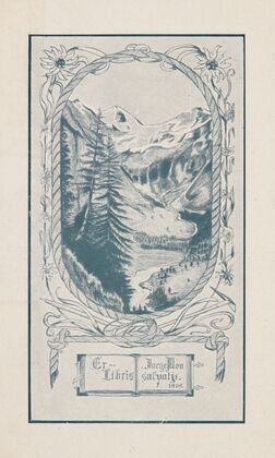 Ekslibris Horge Monsalvatje (1905)
