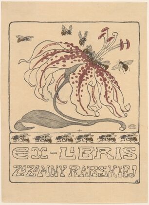 Ekslibris Zuzanny Rabskiej (1882-1960) (1902)