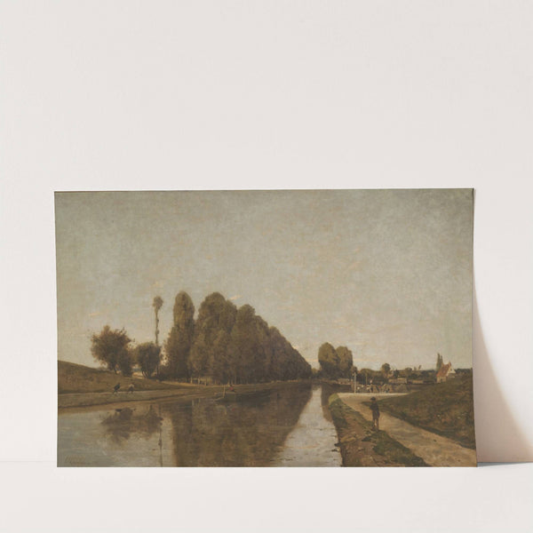 El Canal de Briare by Henri-Joseph Harpignies