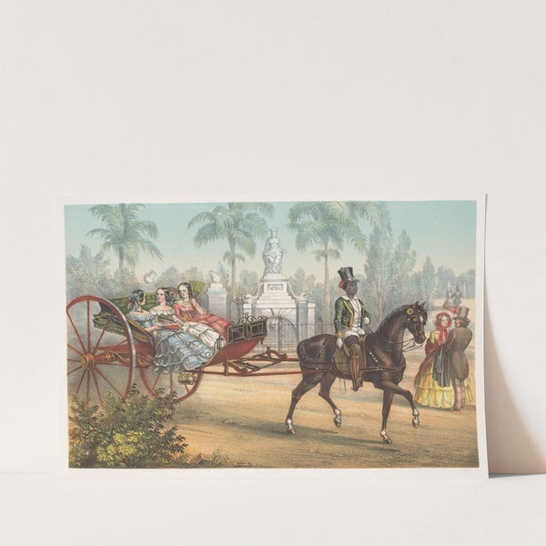 El quitrin (1855) by Pierre Toussaint Frédéric Mialhe