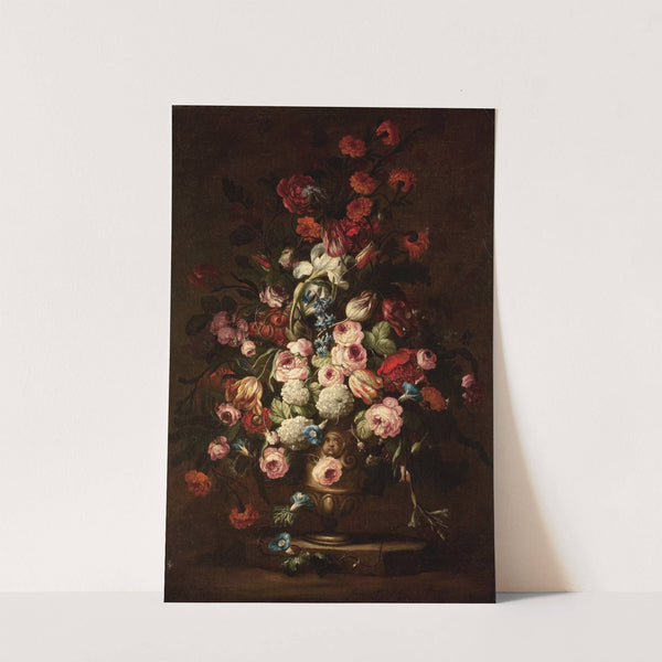 Elaborate Floral Bouquet in Footed Vase by School of Bartolomeo Bimbi