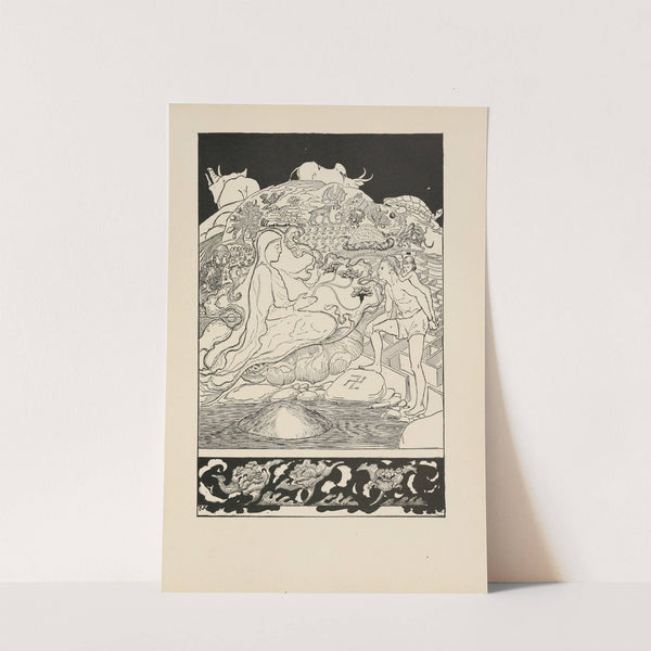 Elder magician talking to the man and his daughter by Rudyard Kipling