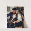 Elderly Farmer and Young Girl by Wilhelm Leibl