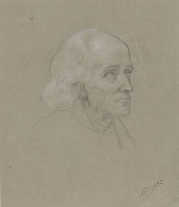 Eldre langhåret mann (1840)