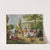 Elegant figures dining in a classical garden by Niklas Lafrensen