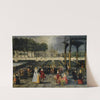 Elegant in the park of a classic palace by Louis de Caullery