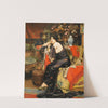 Elegant Lady In An Interior by Circle of Agapit Stevens