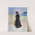 Elégante en cape noire dans un paysage (1890-1900) by Henri Somm