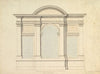 Elevation of Wall Decoration in the Villa Medici