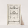 Elevations d&#8217;un lit a la francoise. (1769-1774) by André Jacob Roubo