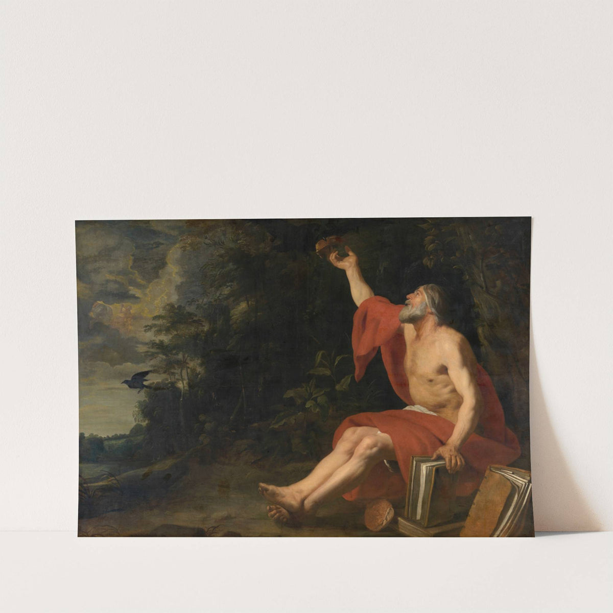 Elijah Fed by the Raven by Gaspar de Crayer