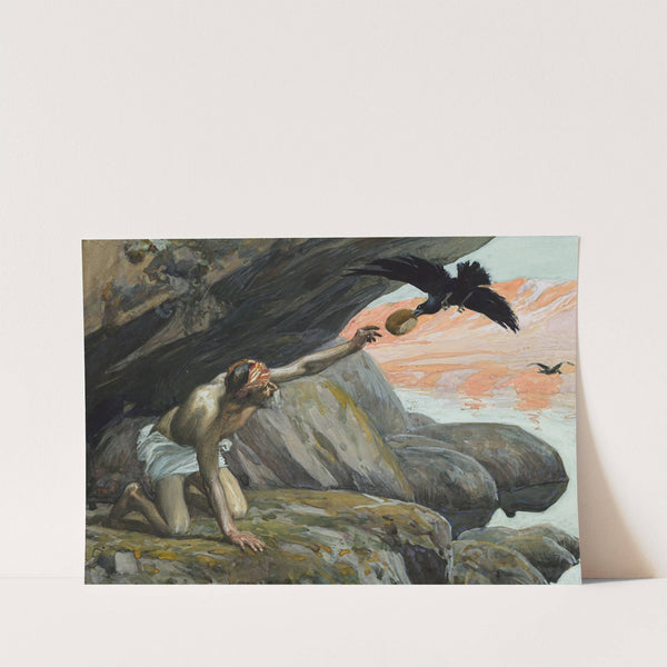 Elijah Fed by the Ravens (c. 1896-1902) by James Tissot