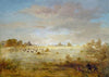 Elk Grazing on an Autumn Prairie