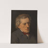 Ella (Gabriele) von Littrow (verh. von Lang) (Artist), Franz Grillparzer (Schriftsteller) (around 1888) by Marianne von Eschenburg