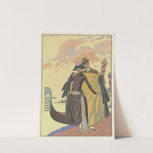 Elle et Lui ; France XXe siècle (1922) by George Barbier