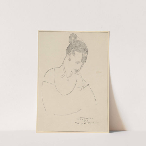 Elsie Speicher (verso) by George Wesley Bellows