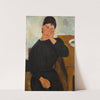 Elvira Resting at a Table (c.1918–19) by Amedeo Modigliani