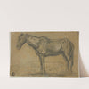 Emaciated Horse by Charles Emile Jacque