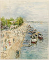 Embarcadère au Point du Jour (1884)