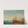 Embarquement Sur Le Quai Des Esclavons by Félix Ziem