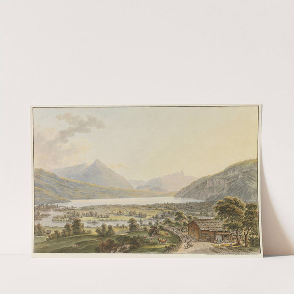 Embouchure de l’Aare dans le lac de Thoun (1915-1945) by Heinrich Rieter