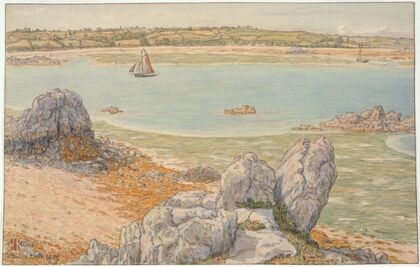 Embouchure du Trieux. Marée basse. Loguivy (1905) — size preview