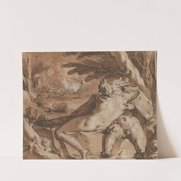 Embracing Couple (Mercury and Lara) by Jan Harmensz. Muller