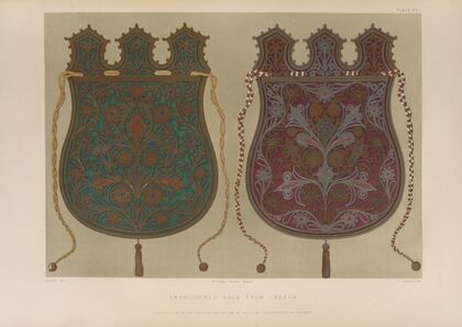 Embroidered bags from Greece