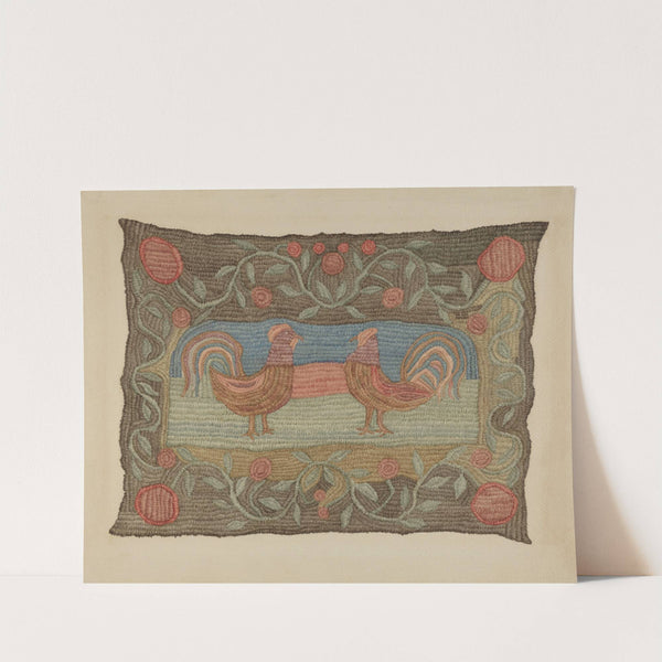 Embroidered Rug by Dorothy Lacey