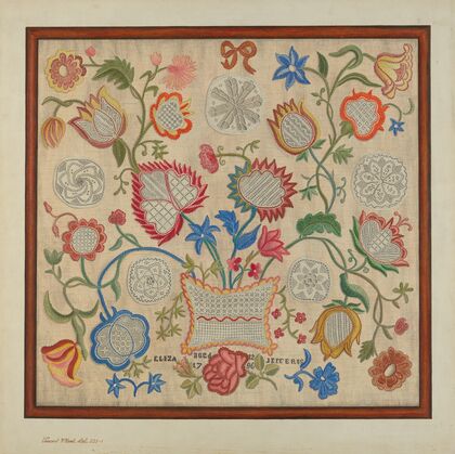 Embroidered Sampler
