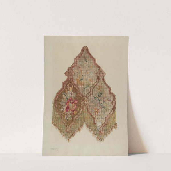 Embroidered Table Scarf by Mabel S. Kelton