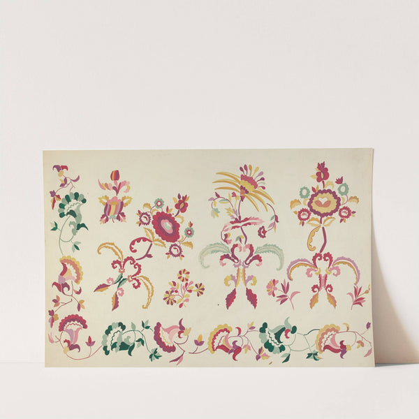 Embroidery from Bedspread by Majel G. Claflin